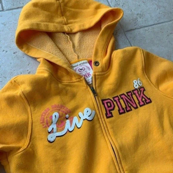 Hoodie Victoria's Secret Pink Blanc - Taille S, Décontracté, Très Bon état